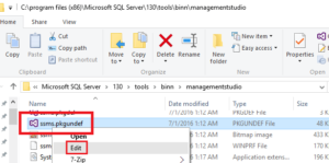 SQL Server Management Studio Dark Theme Edit